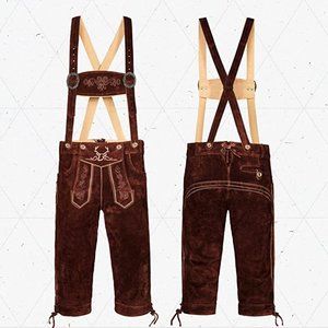 BAVARIA TRACHTEN Lederhosen Men - Genuine Leather Authentic German Lederhosen fo